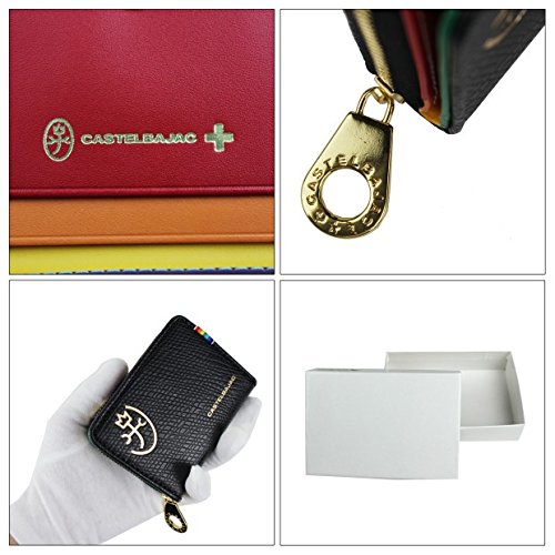 CASTELBAJAC RAINBOW Coin Purse 079611 Black - Stylish Wallet for Women, Perfect for Everyday Use & Travel Accessories