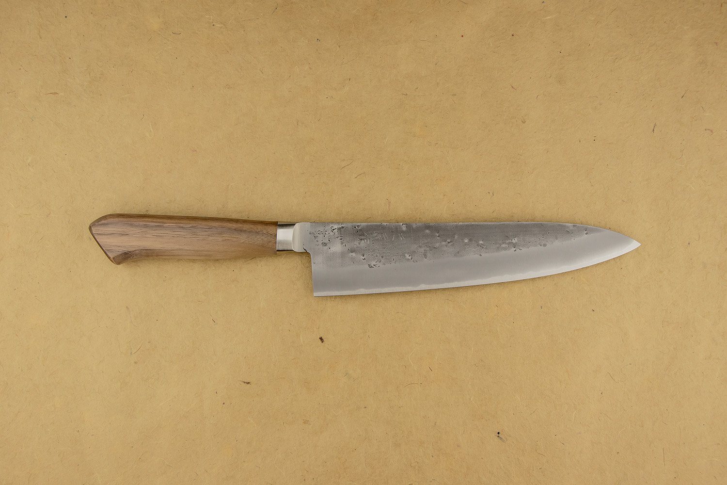 Premium Tadafusa Nashiji Western Walnut Gyuto 210mm Chef Knife - Japanese High Carbon Steel Blade for Professional Cooking & Meat Cutting