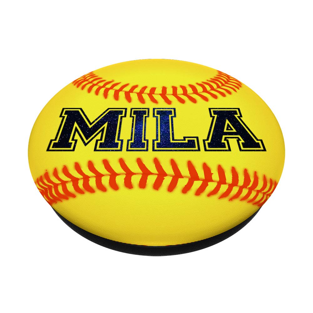 Personalized Softball with Girl's Name - Custom Sports Gift for Female Athletes - Perfect for Games, Practice, and Team Gifts