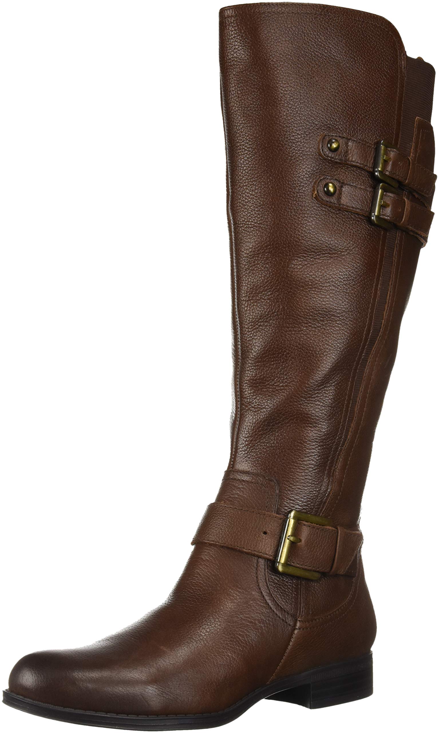 Naturalizer Women's Jessie Knee High Buckle Detail Riding Boots - Stylish & Comfortable Equestrian Boots for Horseback Riding, Winter Fashion & Outdoor Activities