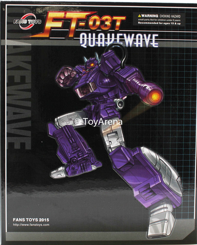 Fans Toys FT-03T Quake Wave Dark Version - Premium Transformers Action Figure Collectible for Fans & Display - Perfect for Gifts, Home Decor, and Toy Collections
