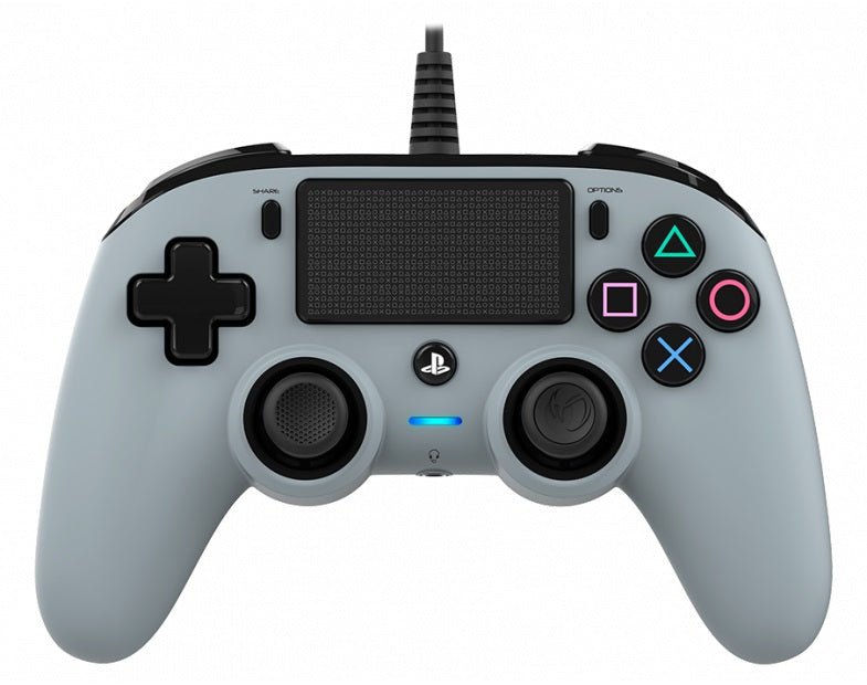Nacon Compact Wireless Controller for PS4 & PC - Ergonomic Design, Long Battery Life - Perfect for Gaming, Streaming & Competitive Play
