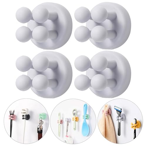 Lavender Grey, Wall Mount Toothbrush Holder for Bathroom