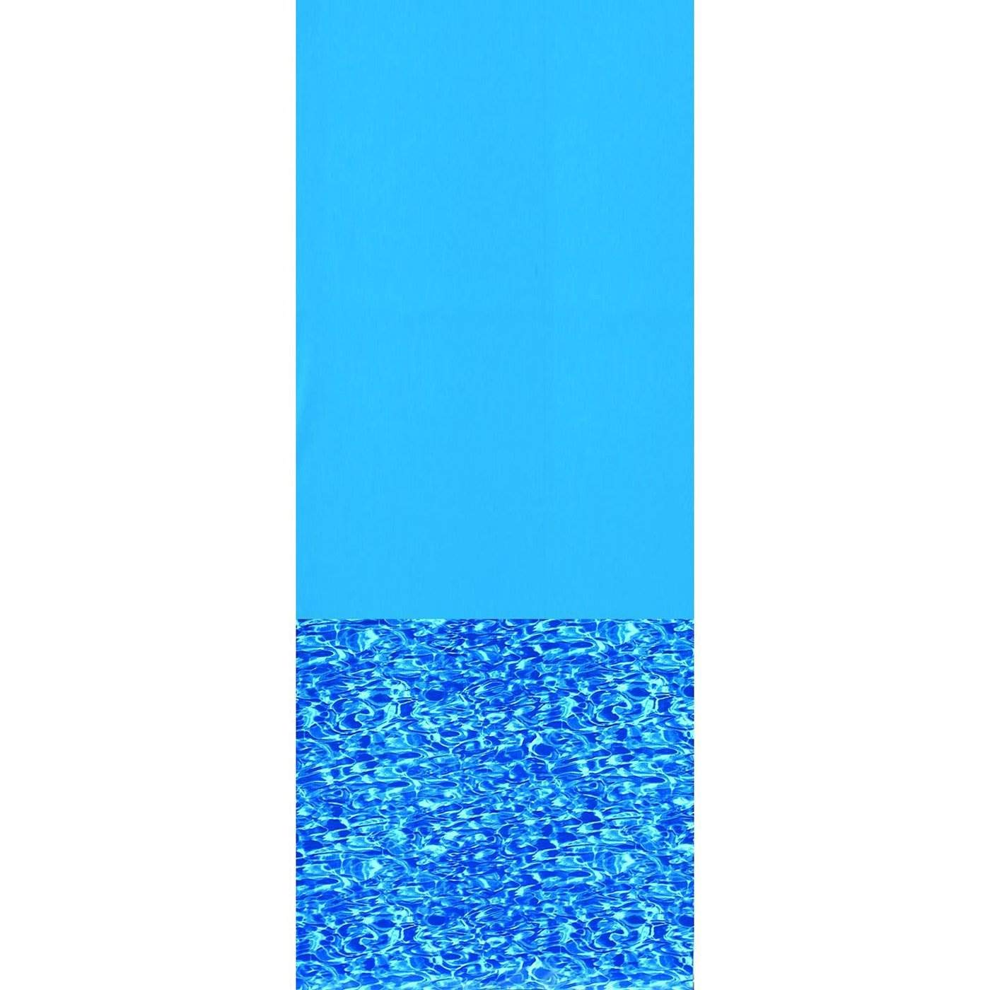 Durable 15ft Round Above Ground Pool Liner - Swimline Wall Overlap Design, Easy Installation & Long Lasting Swirl Blue - Perfect for Backyard Swimming Pools, Family Gatherings & Summer Fun