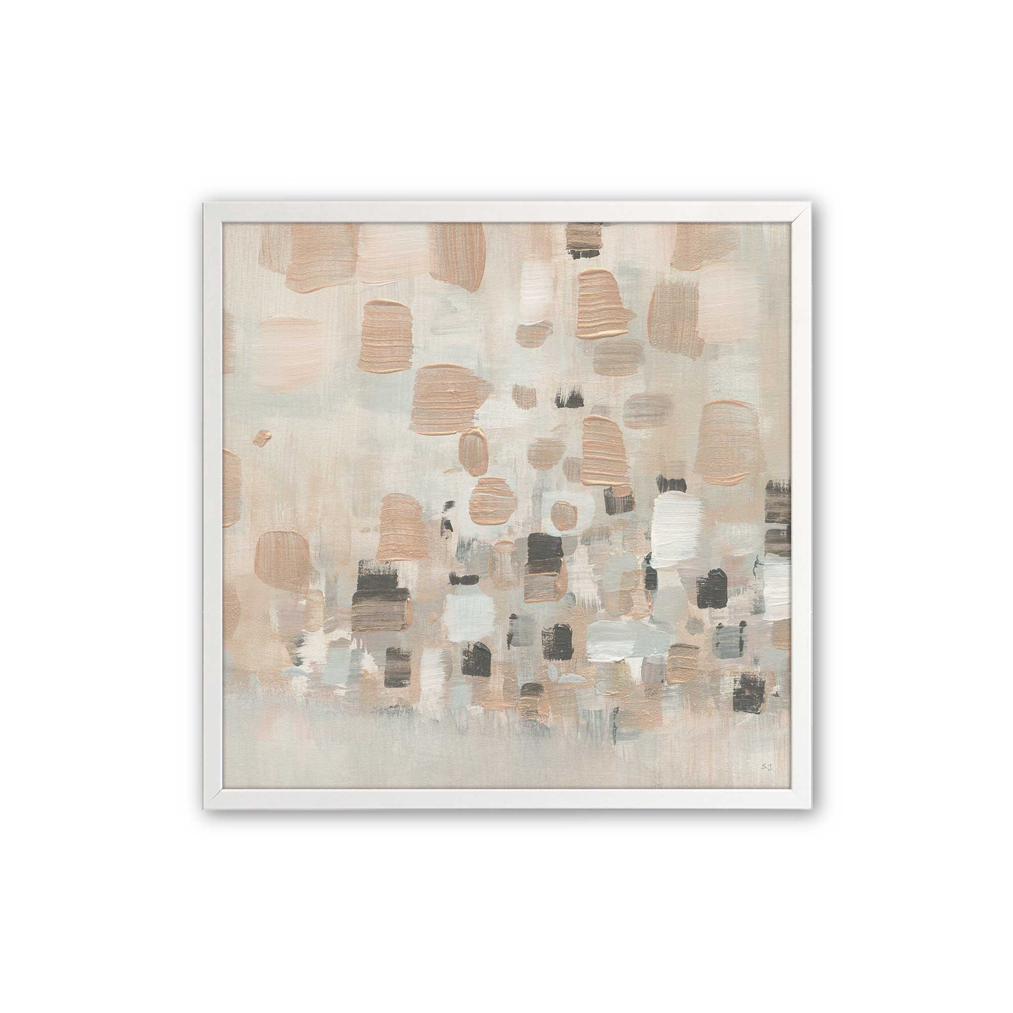 Earthen Harmony Abstract Print Wall Art - Modern Boho Home Decor for Living Room, Bedroom & Office