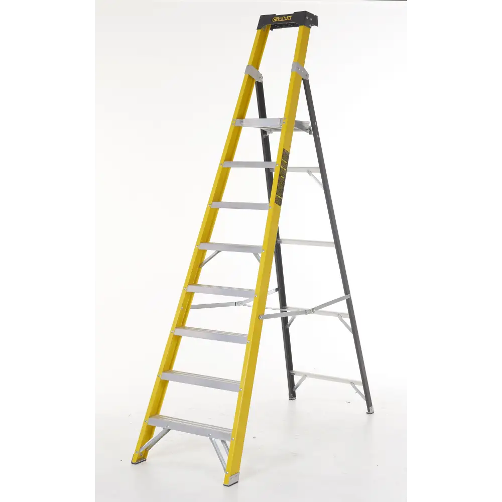 Climb It Fiberglass Platform Stepladder - Lightweight & Durable 300 lbs Capacity - Perfect for Home, Garage, and Workshop Use