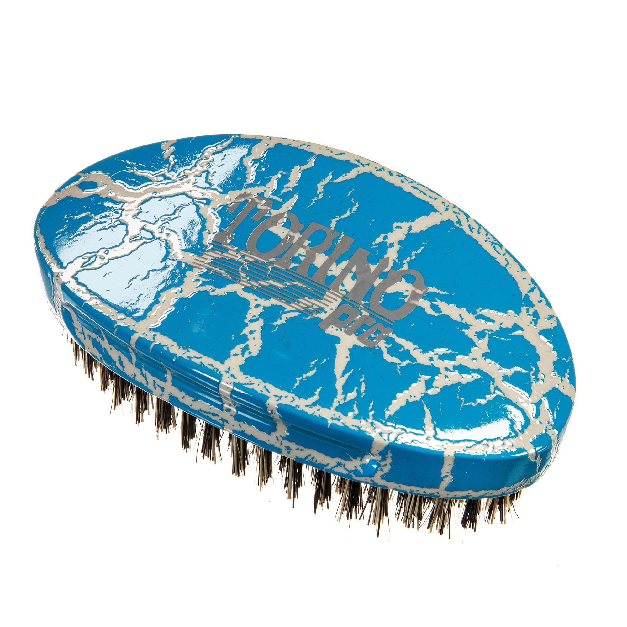 Torino Pro Curve Wave Brush #154 - Hard Reinforced Curved 360 Wave Brush for Men | Perfect for Wolfing & Scalp Stimulation | Thick Hair Brush with Hard Bristles | Ideal for Wave Training, Hairstyling & Grooming Routine