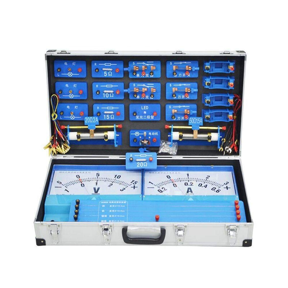 STEM Science Kit for Kids - Magnetic & Electric Experiment Box, Educational Toys for Classroom & Home Learning - Teacher Demonstration Tool for Physics & Engineering Projects - Perfect for STEM Activities & Science Fairs (White, One Size)