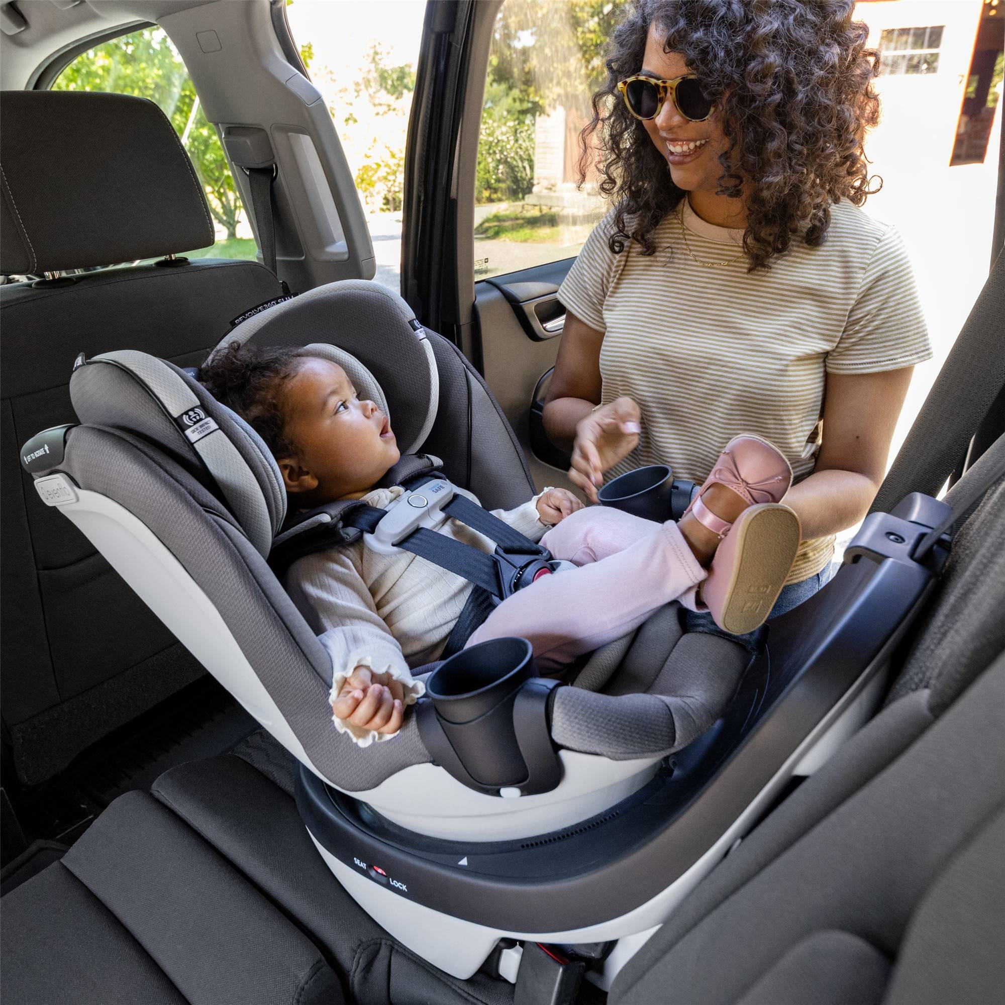 Evenflo Gold Revolve360 Rotational Convertible Car Seat - Safe & Easy 360° Swivel for Infants to Toddlers - Ideal for Travel & Everyday Use