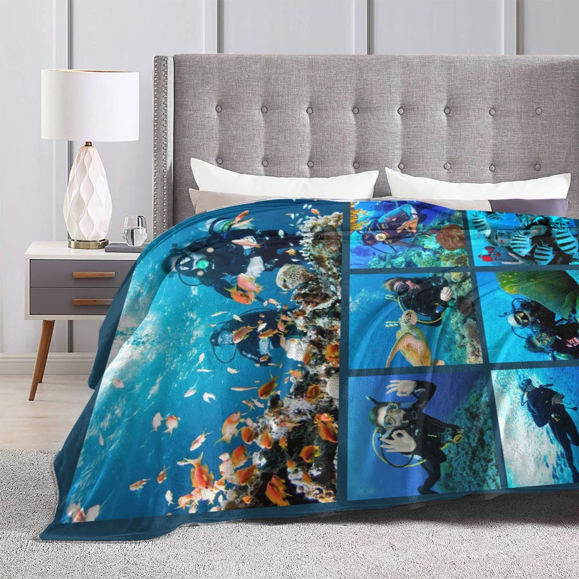 Personalized Photo Blanket - Custom Picture Throw Blanket for Family, Couples & Kids | Unique Gift for Birthday, Anniversary & Wedding | Cozy Home Decor & Thoughtful Present