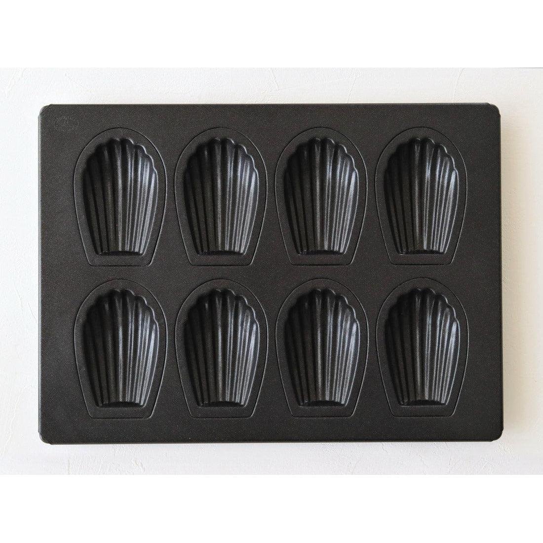 Premium Nonstick Madeleine Baking Pan - Matsunaga 8-Cavity Madeleine Mold for Perfect French Pastries | Ideal for Home Baking, Tea Parties & Gift Giving