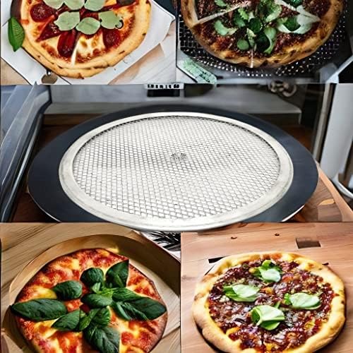 NYRA® 9-Inch Aluminum Round Pizza Screen - Oven-Safe Baking Mesh Tray for Perfect Homemade Pizza, Bread & Pastries - Ideal for Restaurants, Home Kitchens & Outdoor Cooking