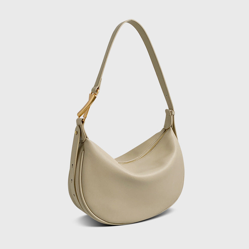 Genuine Leather Crossbody Bag for Women - Stylish Soft Tote Shoulder Bag with Adjustable Strap, Perfect for Work, Travel & Everyday Use
