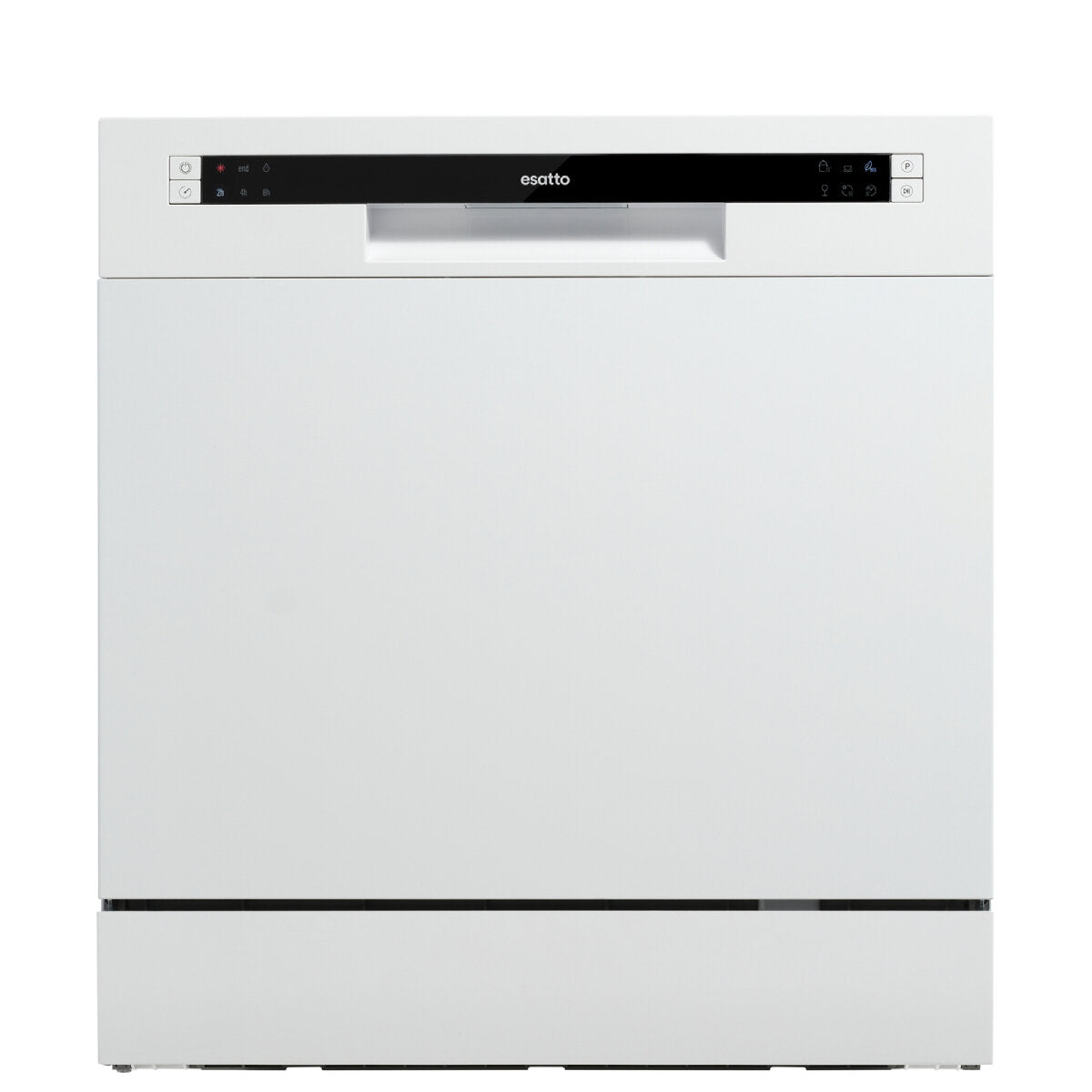 Esatto EBTDW2D Compact White Benchtop Dishwasher - Portable Countertop Dishwasher for Small Kitchens, Apartments, RVs & Dorm Rooms | Energy Efficient & Space Saving Design