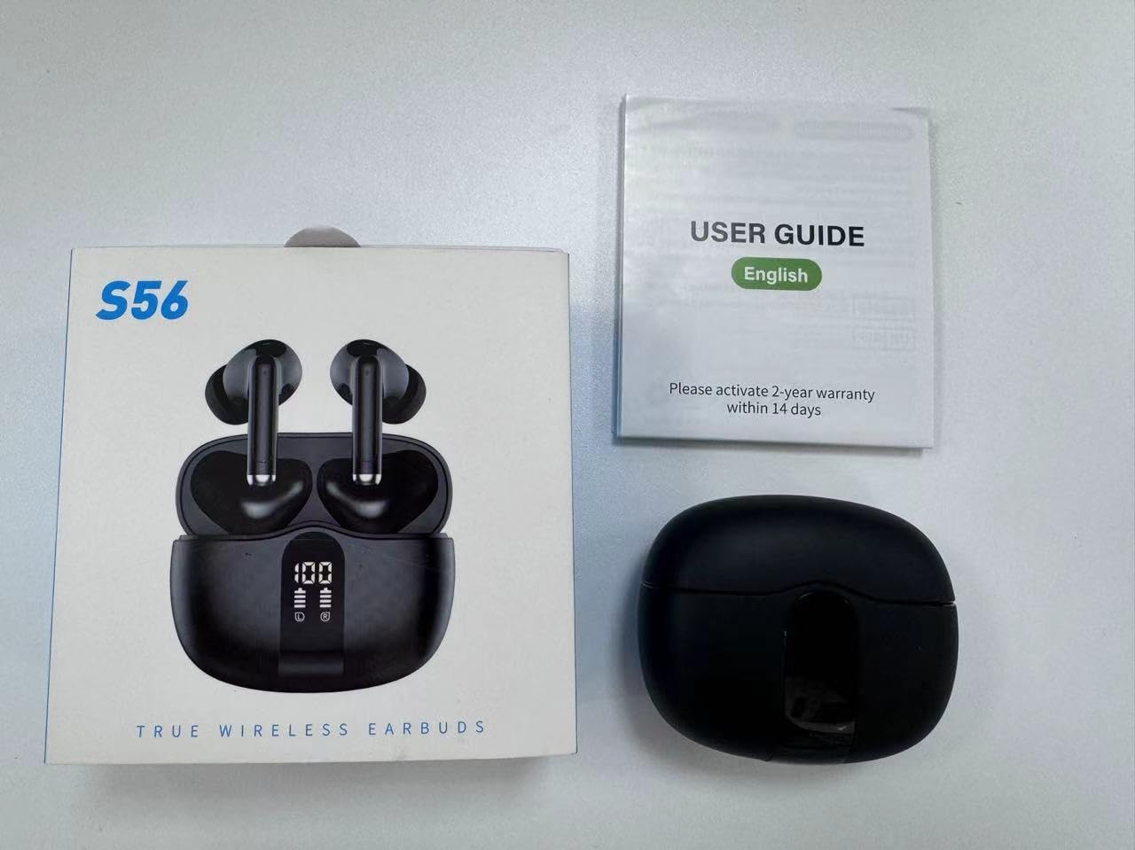 Wireless Earbuds Bluetooth 5.3 with 4 ENC Noise Cancelling Mic - 40H Playtime IP7 Waterproof In-Ear Headphones with Touch Control & USB-C Charging - Perfect for Gym, Running, Travel & Work Calls