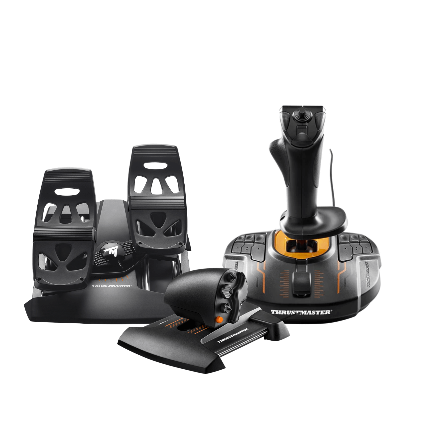 Thrustmaster T.16000M FLIGHT PACK - Premium Flight Controller Joystick & Throttle for PC | Perfect for Flight Simulation Games Like Microsoft Flight Simulator & DCS World