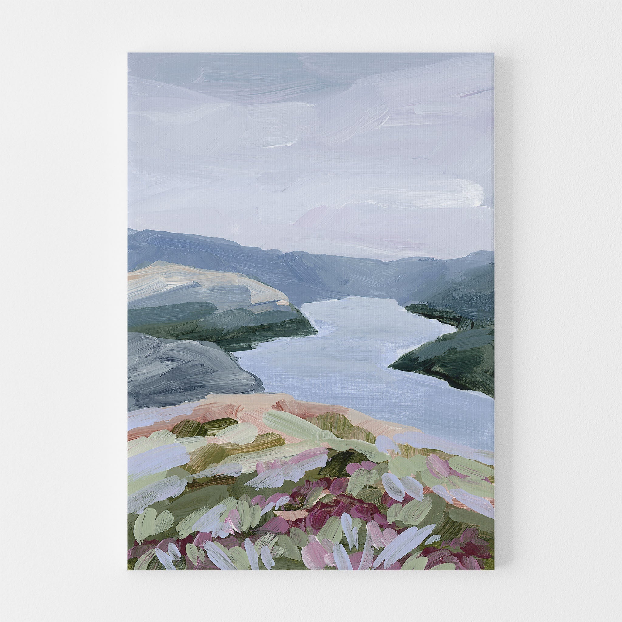 Stop at the Fjord Art Print - Stunning Scandinavian Landscape Wall Decor for Living Room, Bedroom & Office - Perfect Nordic Nature Poster for Home & Office Decoration