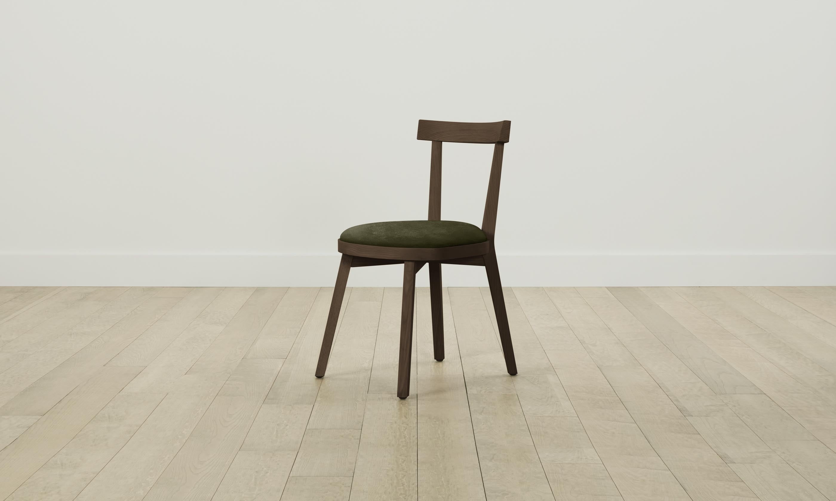 Allen Dining Chair - Performance Velvet Olive Upholstered Seat - Modern Comfort for Kitchen, Dining Room & Home Office