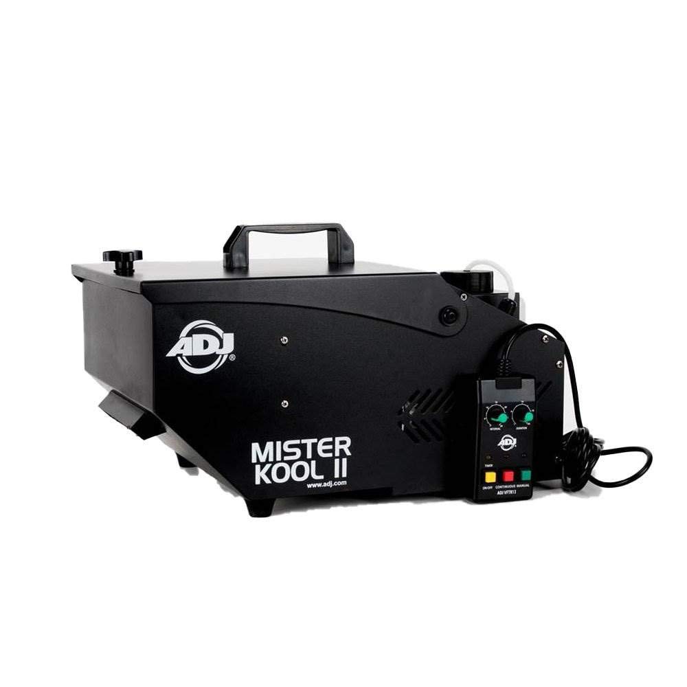 American DJ Black Low-Lying Water Fog Machine with 2 Gallons Fog Juice - Perfect for Halloween Parties, Stage Performances & Special Effects