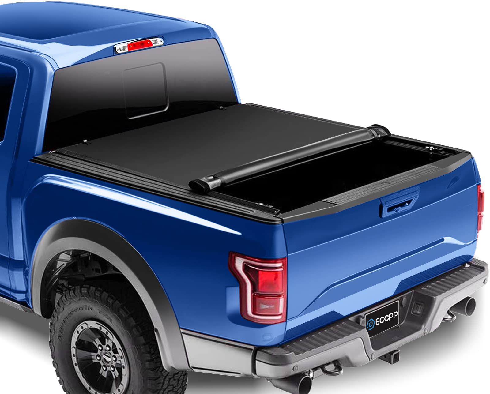 ECCPP Roll Up Truck Bed Tonneau Cover for Toyota Tacoma 2016-2019 | 5FT Low Profile Pickup Truck Bed Cover | Durable & Weatherproof for Camping, Work & Outdoor Adventures