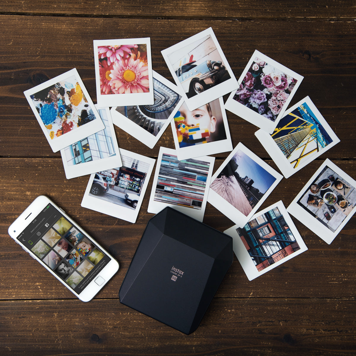 Fujifilm INSTAX Share SP-3 Smartphone Printer - Print Photos Instantly from Phone (Black) | Perfect for Parties, Travel & DIY Scrapbooking