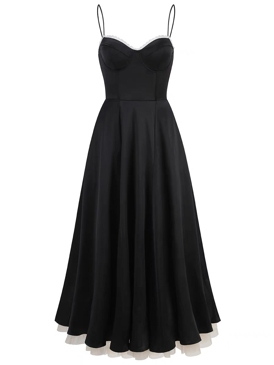 Elegant A-Line Black Long Prom Dress for Formal Party & Evening Gala - J3337 | Perfect for Homecoming, Wedding Guest & Special Occasions