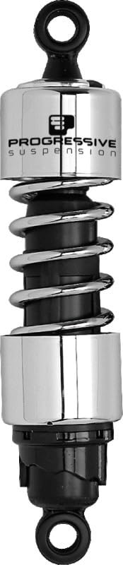 Progressive Suspension 412 Series Heavy Duty Shocks for Harley Davidson FLHR (1994-2005) & FLHRCI (1998-2005) - Model 412-4050C | Premium Motorcycle Shock Absorbers for Smooth Rides on Rough Roads