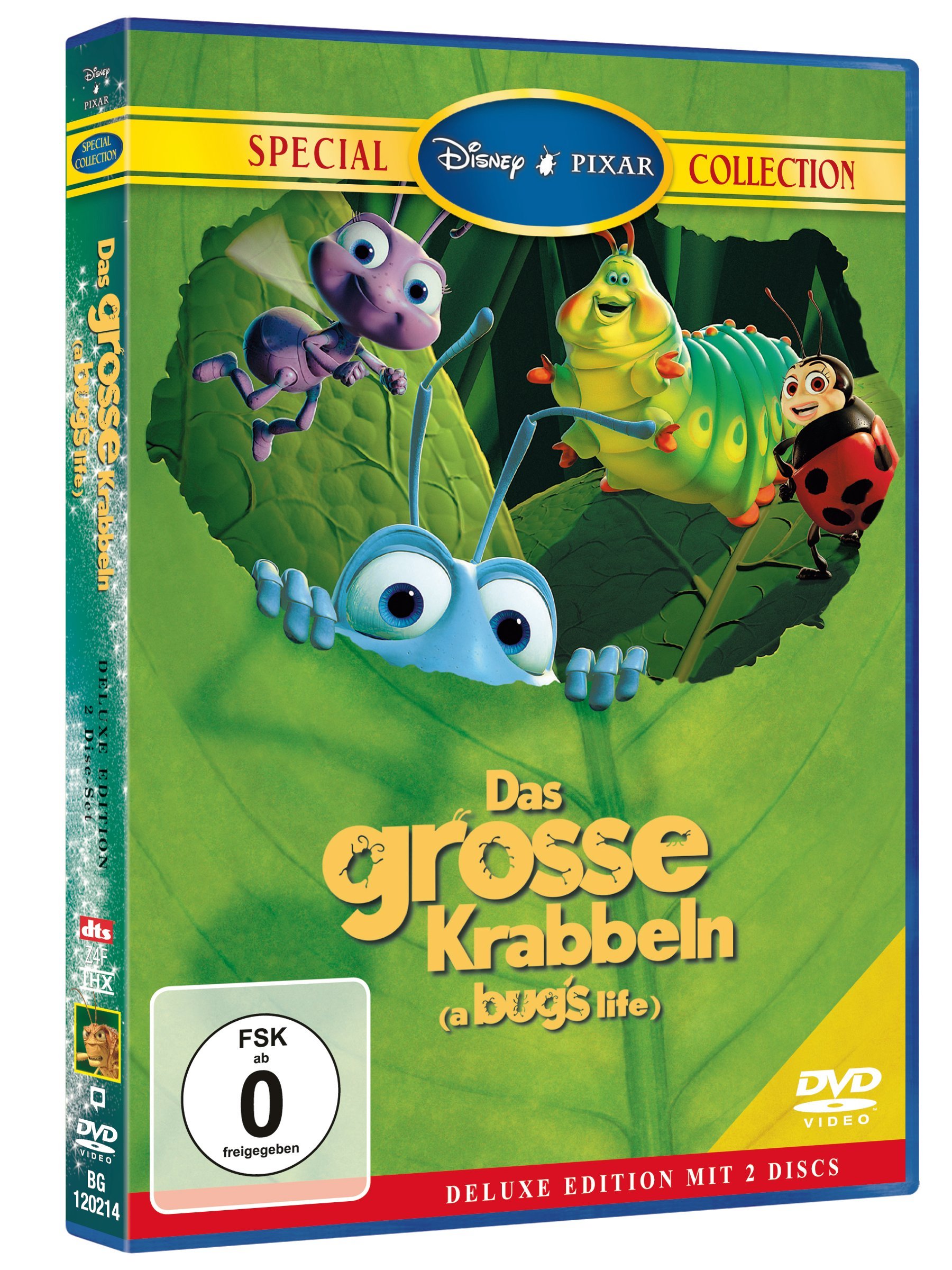 A Bug's Life - Disney Pixar Animated Movie DVD - Family Fun Movie Night, Kids Entertainment, Educational Insect Adventure