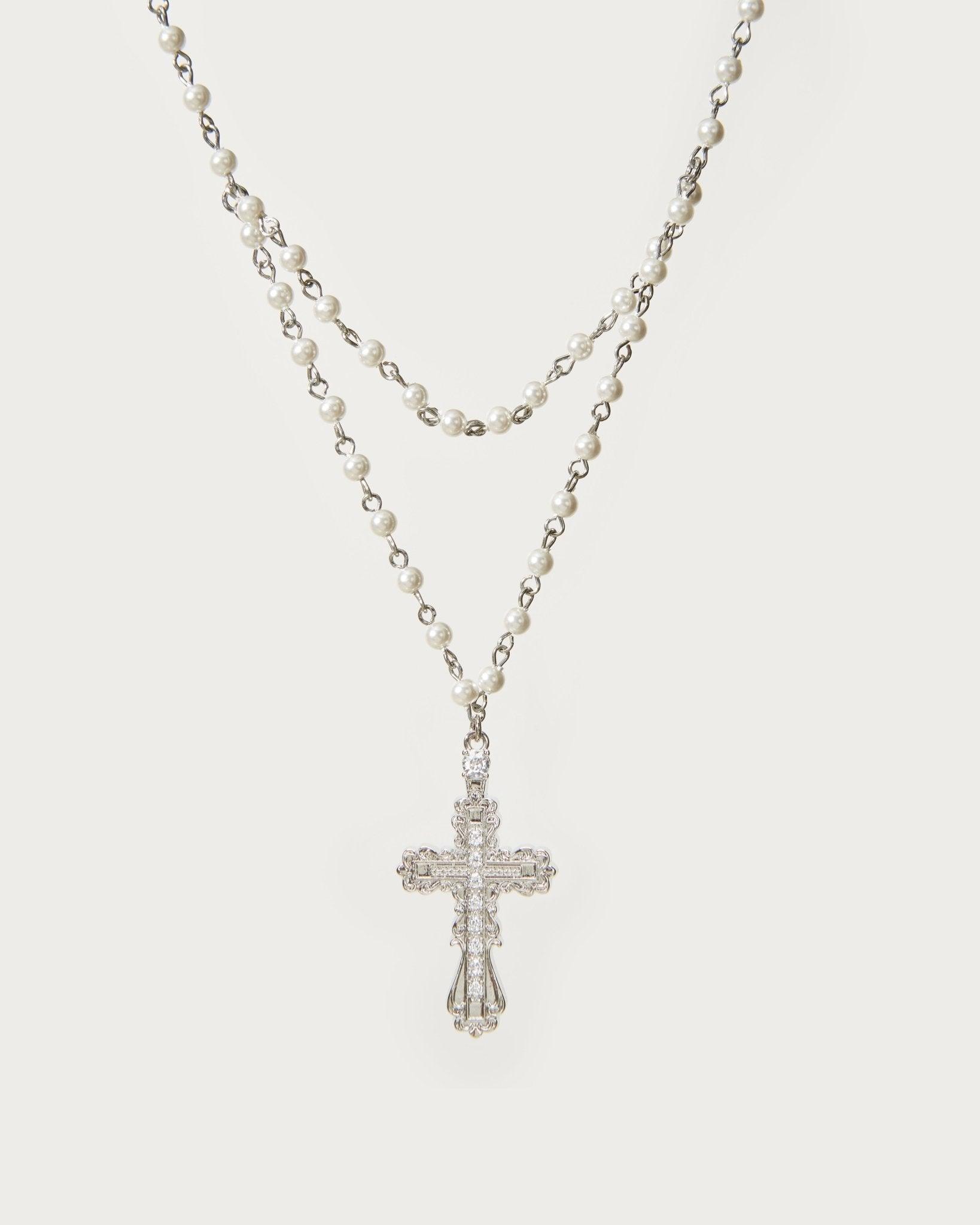 Everette Cross Necklace for Women - Elegant Stainless Steel Religious Jewelry Gift - Perfect for Church, Weddings & Everyday Wear