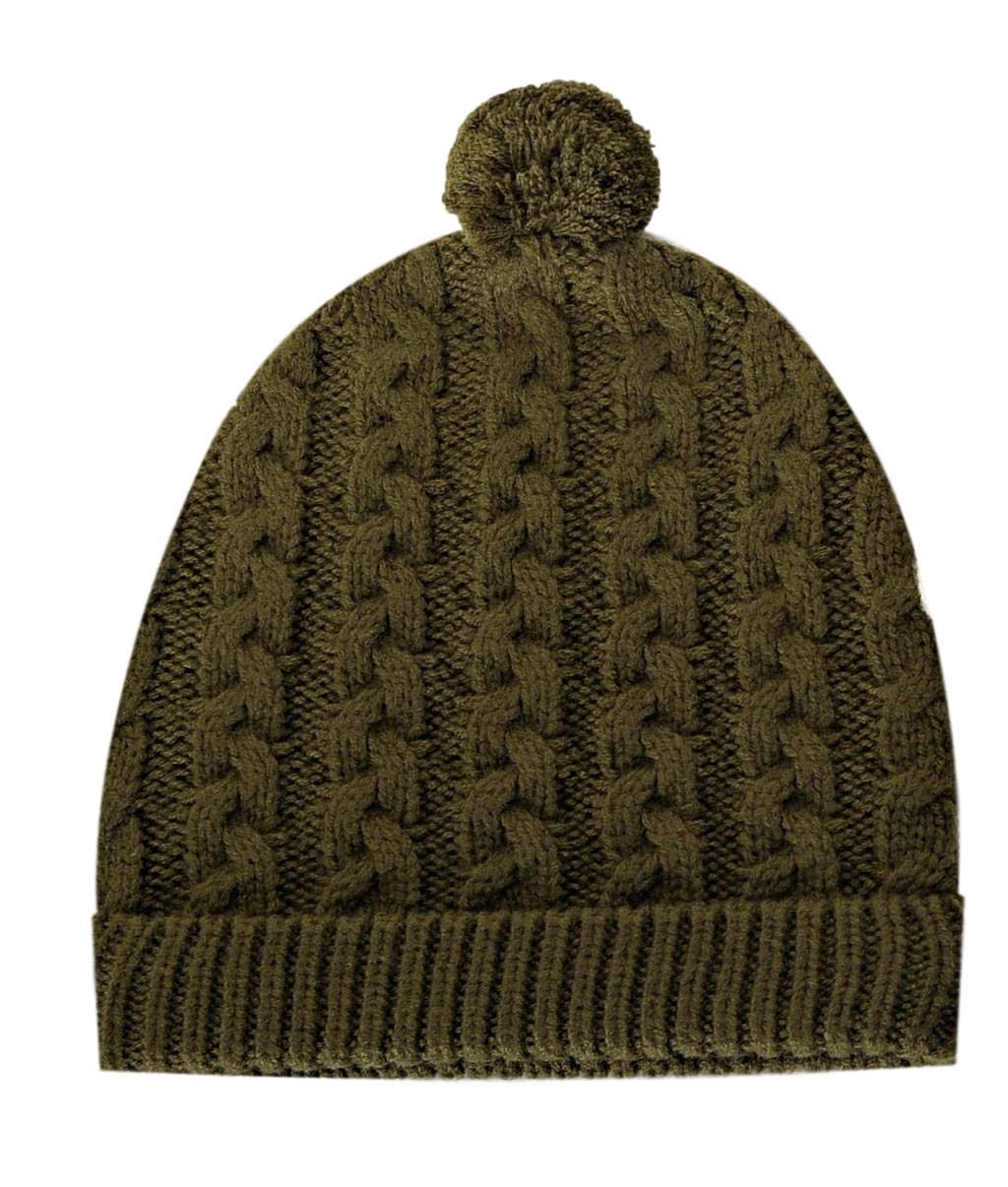 RWB Men's Winter Beanie Hat 3 Pack - Soft Cable Knit Cuffed Skull Cap for Cold Weather - Perfect for Skiing, Snowboarding & Outdoor Activities