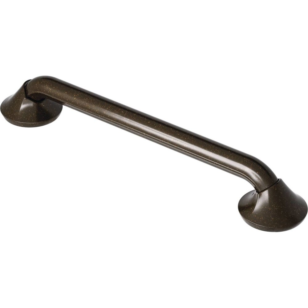 Moen YG2824ORB 24-Inch Stainless Steel Bathroom Grab Bar - Oil-Rubbed Bronze Finish - ADA Compliant Safety Handle for Shower, Bathtub & Toilet - Ideal for Elderly & Disabled Accessibility