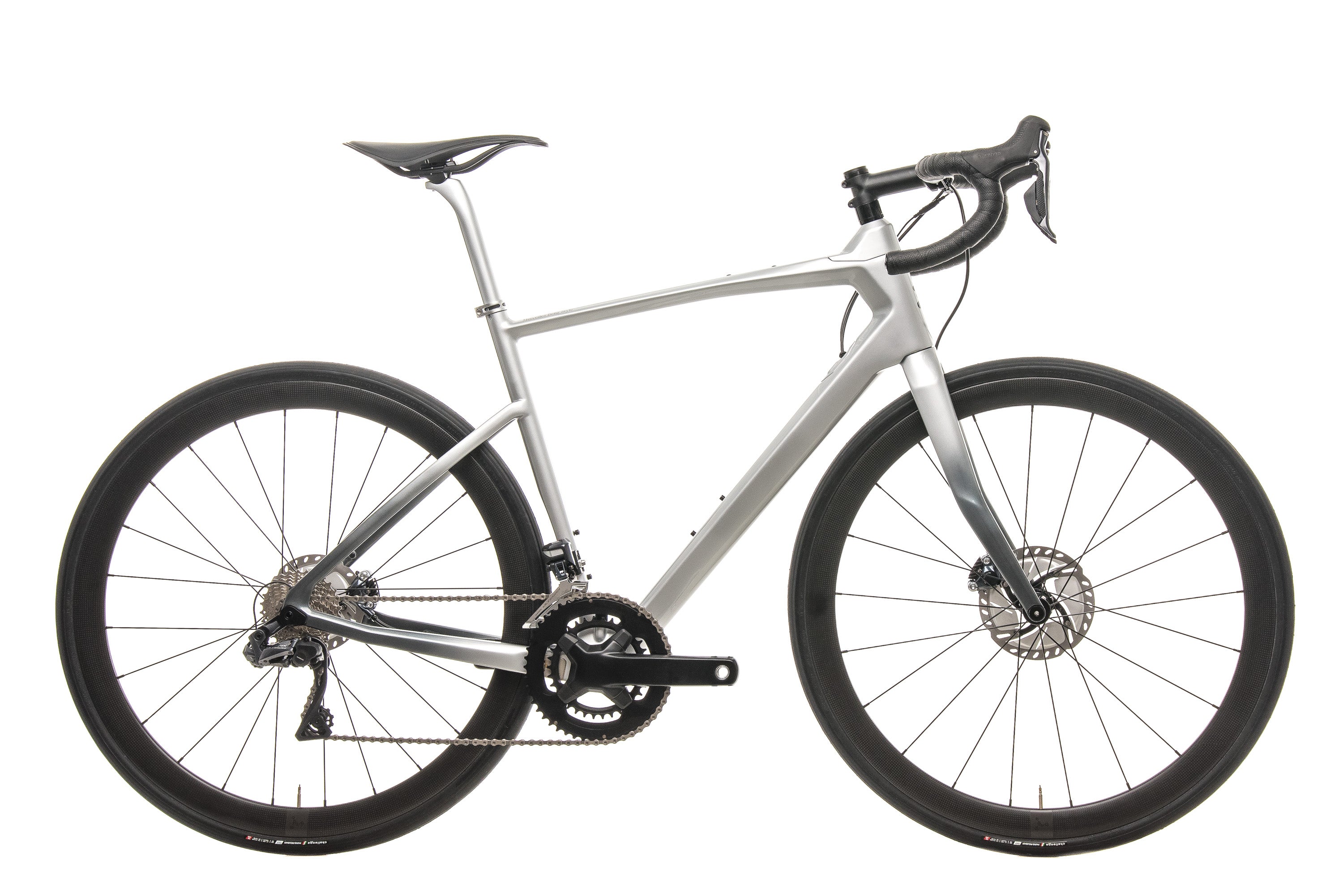 Argon 18 Krypton GF Disc Di2 Road Bike - Mercedes Benz Inspired Silver Finish (2019, Medium) | High-Performance Carbon Frame for Racing & Endurance Cycling