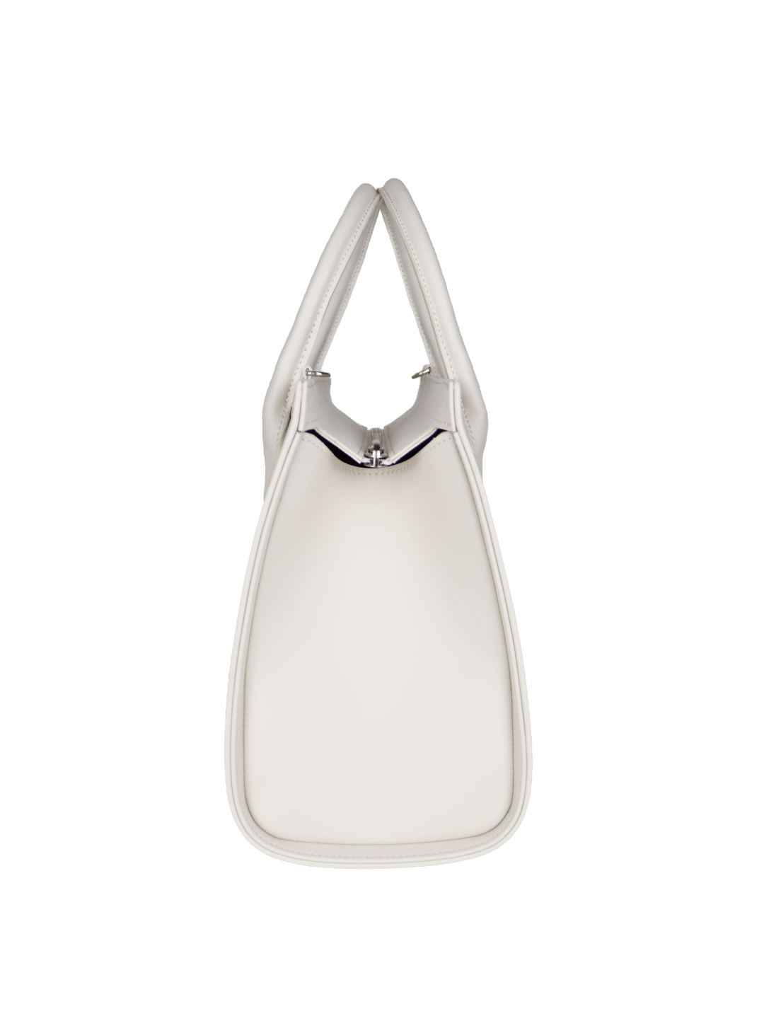 Vegan Grape Leather Tote Bag with Shoulder Strap - Cream | Stylish Eco-Friendly Handbag for Work, Travel & Everyday Use
