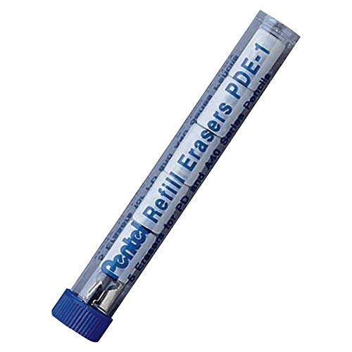 Pentel Eraser Refills for AL/AX/PD Pencils - 60 Pack for School & Office