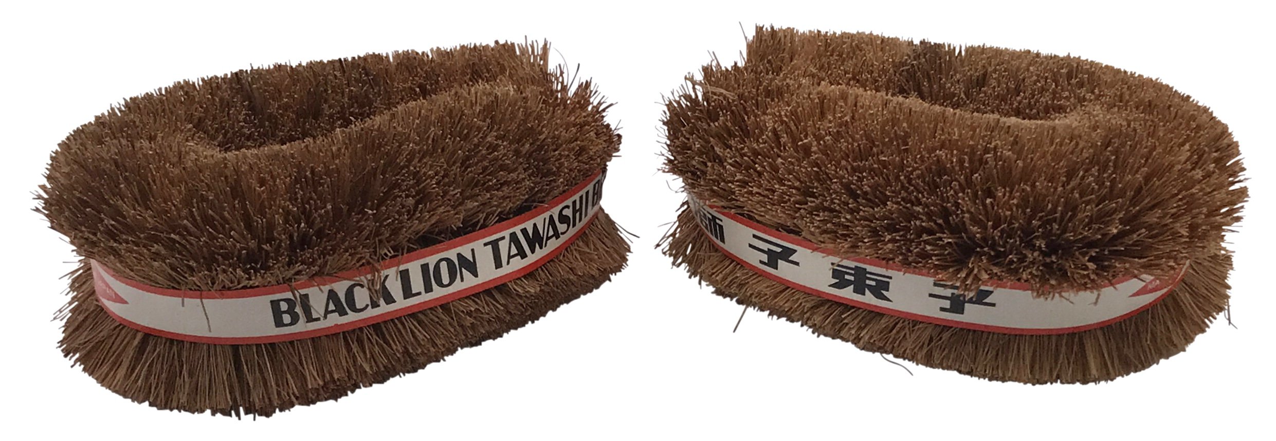 Japanese Tawashi Brushes Set - 2 Large for Fruits, Vegetables & Home Cleaning - Kitchen & Bathroom Use
