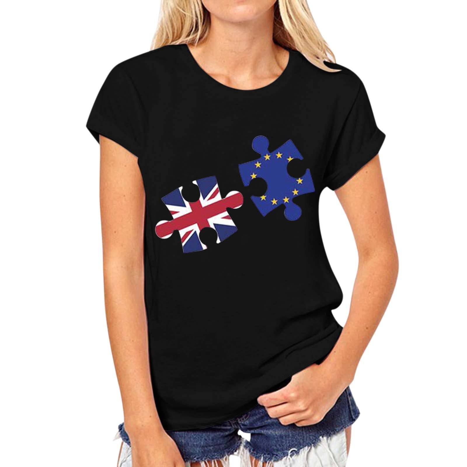 Women's Gray Floral Printed Short Sleeve Crew Neck T-Shirt - Summer Casual Top Blouse for Everyday Wear, Outings & Office