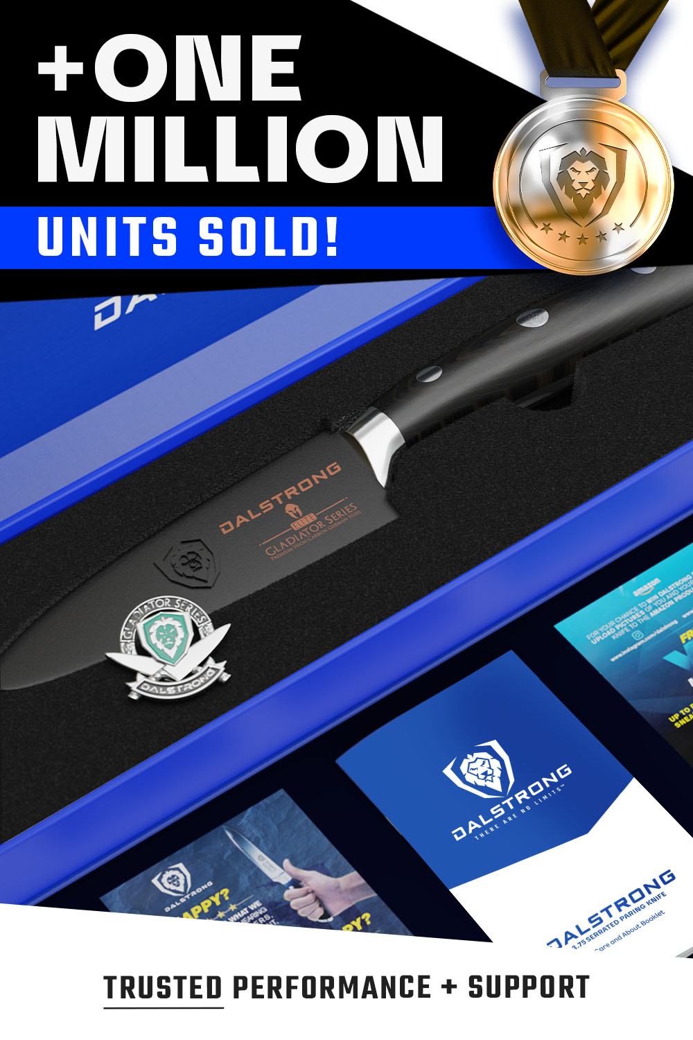 Premium Serrated Paring Knife 3.75 Inch - Professional Gladiator Series Kitchen Knife | NSF Certified | Razor Sharp Stainless Steel Blade | Perfect for Peeling, Slicing Fruits & Vegetables | Dalstrong ©