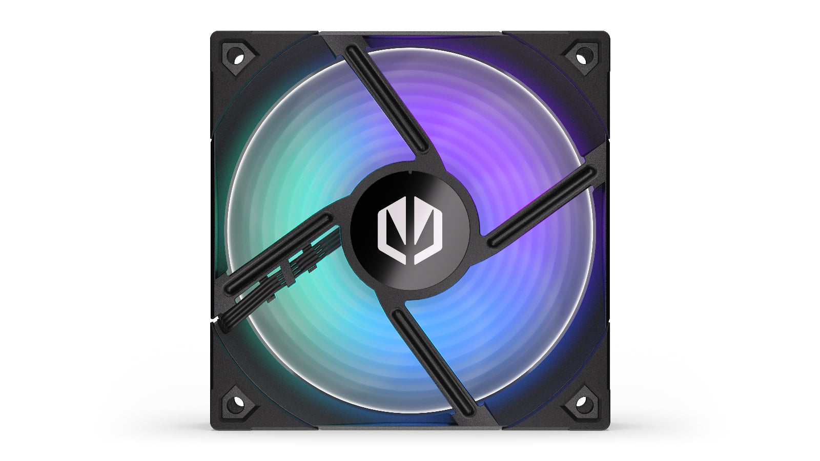 Endorfy Fluctus 120 PWM ARGB PC Cooling Fan - 120mm RGB Case Fan with PWM Control & Vibrant Lighting (EY4A002) for Gaming PC, Workstation, and Custom PC Builds