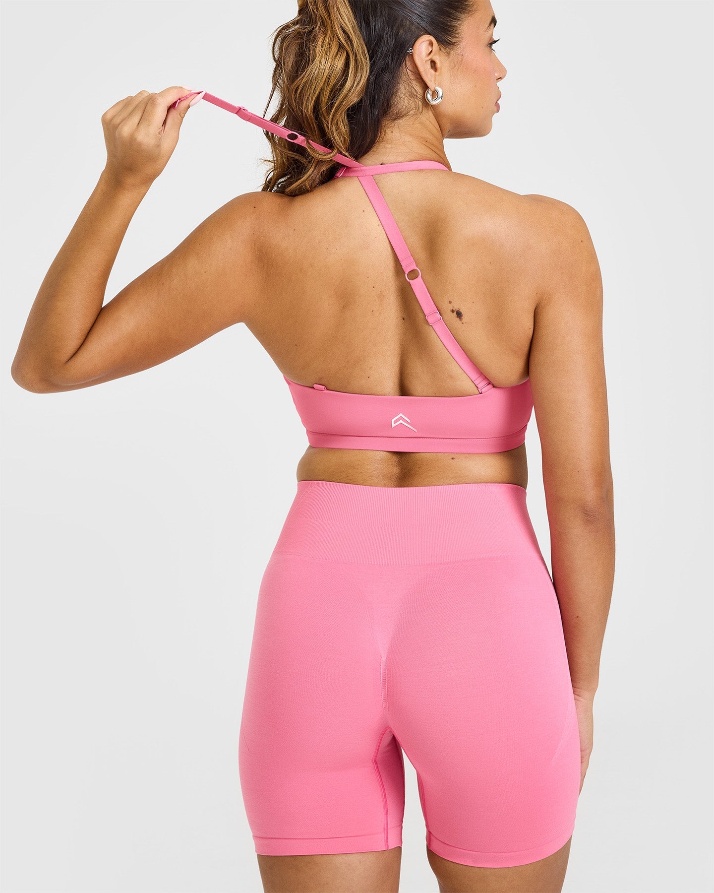 High Support Unified Twist Sports Bra for Women - Peony Pink | Yoga, Running, Gym & Workout Comfort