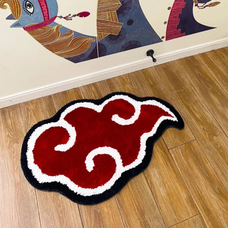 Non-Slip Flame Bath Mat - Water Absorbent & Quick Dry Bathroom Rug for Shower, Tub & Floor - Soft & Comfortable Home Decor for Bathroom Safety