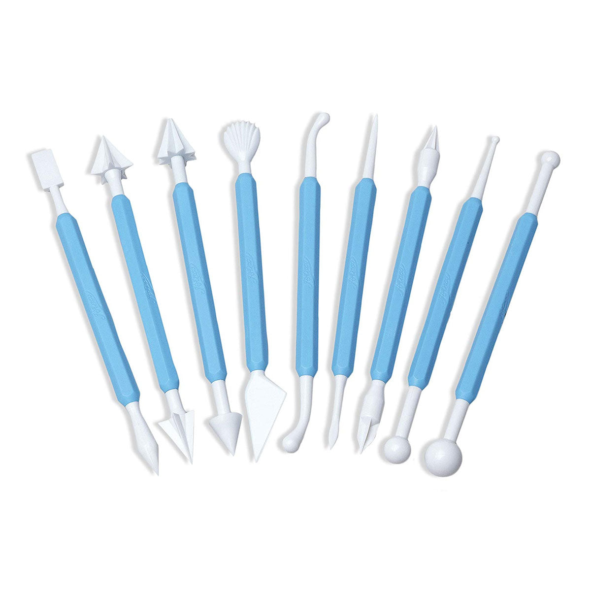 Ateco 4200 Professional 9-Piece Cake Decorating Set with 18 Sculpturing Tips - Perfect for Wedding Cakes, Cupcakes & Baking Pastries