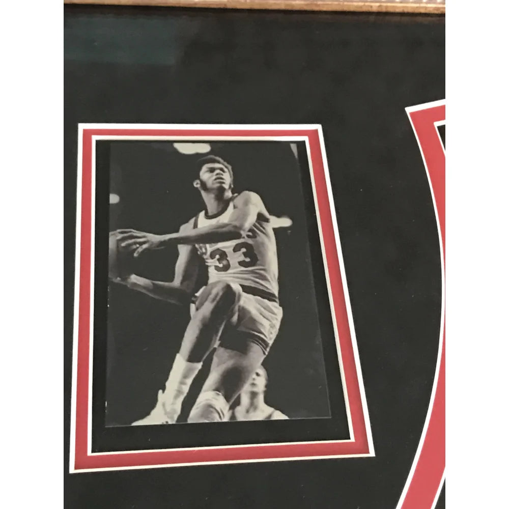 Authentic Kareem Abdul-Jabbar Signed Milwaukee Bucks Framed Jersey with UDA COA #1/133 - Rare NBA Memorabilia for Sports Collectors & Man Cave Decor