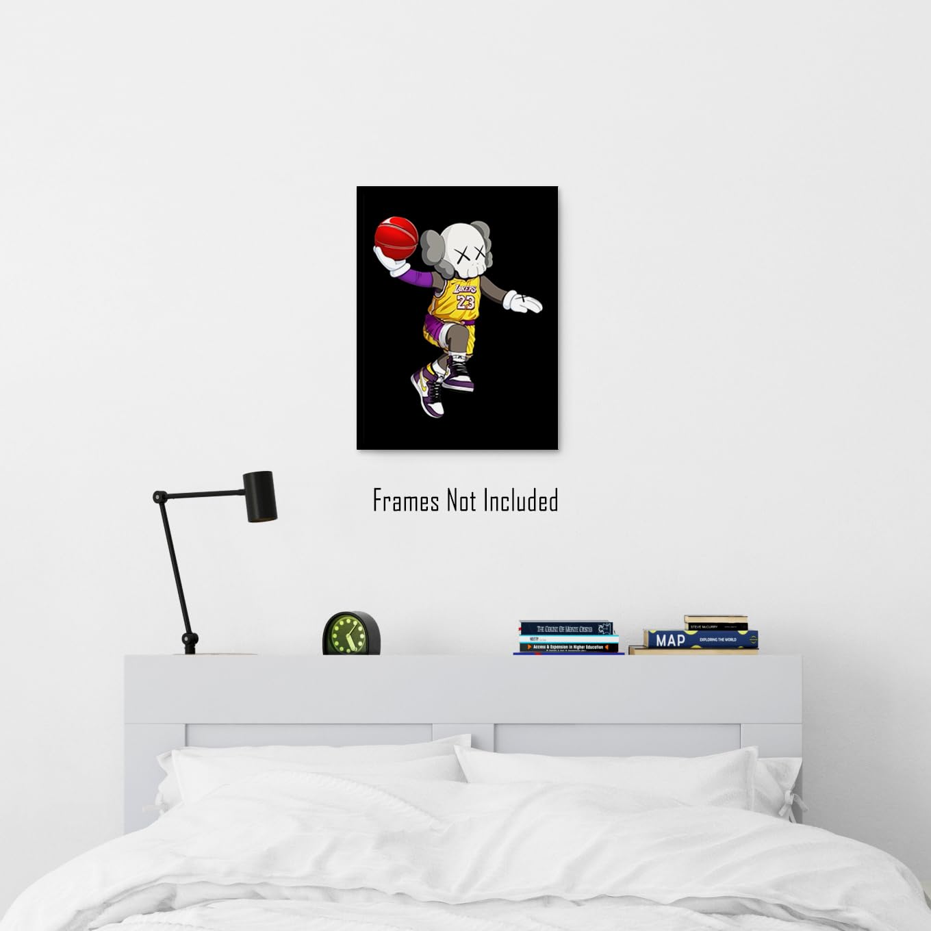 Michael Jordan Sneaker Poster - UNFRAMED 12x16 Air Jordans Wall Art Print for Sneakerhead Room Decor | Perfect for Teen Boy/Girl Bedroom, Dorm, Office & Basketball Fan Gift