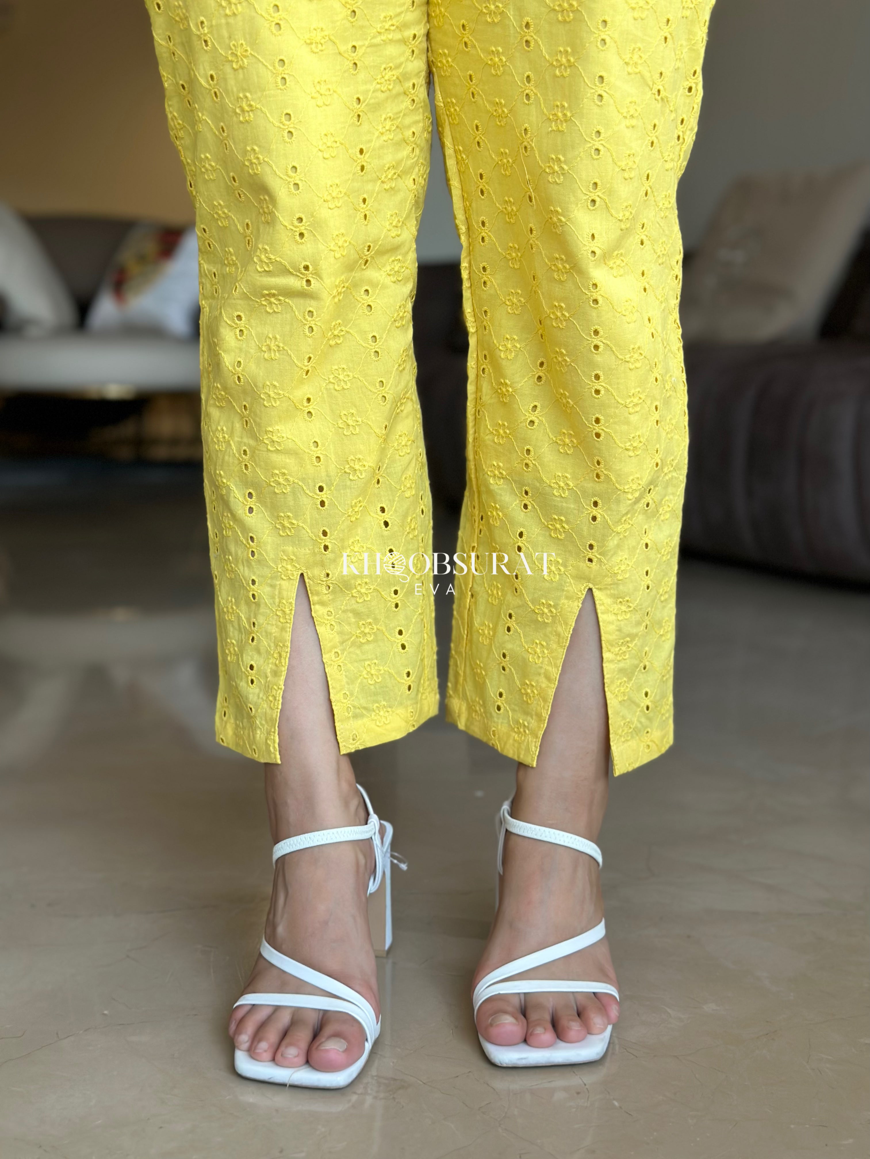 STYLE SPARK Yellow Women's 2-Piece Coord Set | Trendy Matching Outfit for Summer | Perfect for Beach Vacations, Brunch Dates & Casual Outings