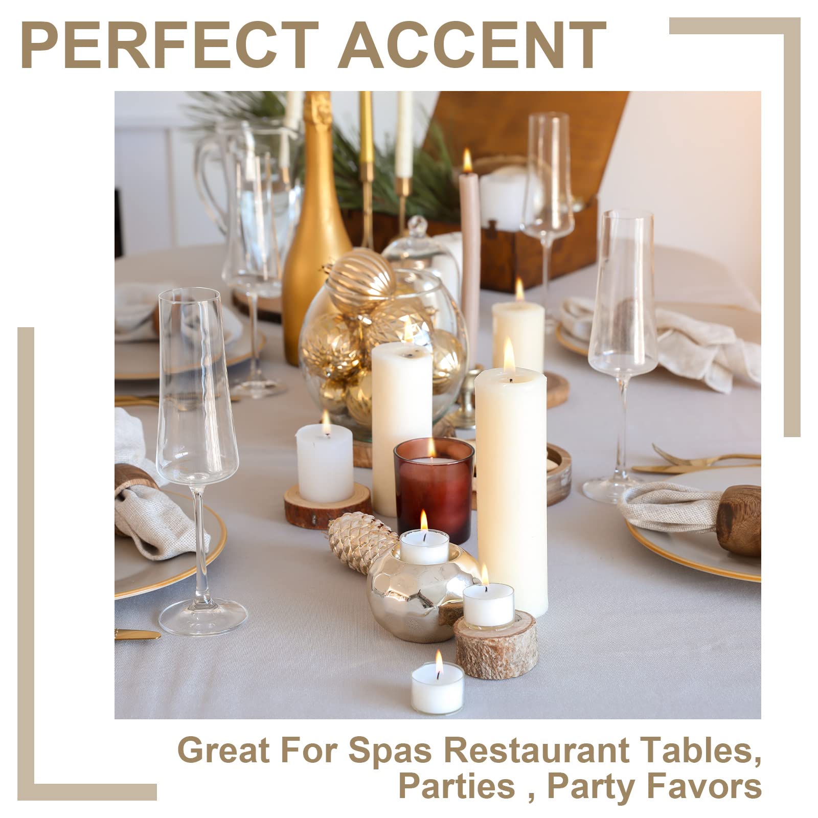 Amyhill 30-Pack Unscented White Pillar Candles Bulk Set - 2x3, 2x5, 2x8 Inch Large Tall Cotton Wick Wax Candles for Wedding, Home Decor, Restaurant, Spa & Church - Emergency Lighting & Romantic Ambiance