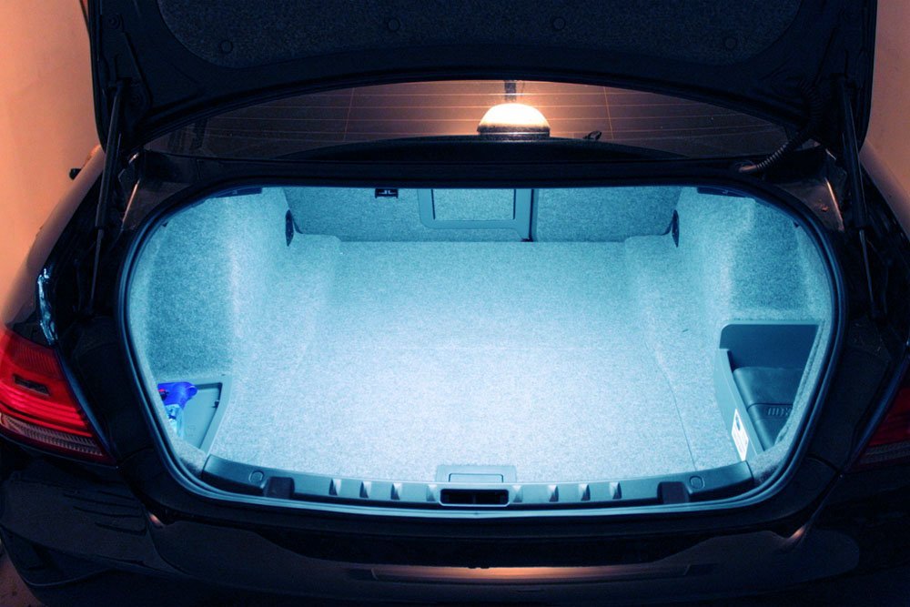 Ice Blue 4 SMD Error Free LED Light Bulb - 578 211 2 6411 Replacement for Map Dome Trunk Cargo Area - Perfect for Car Interior Lighting, Van Storage Illumination, and Vehicle Cargo Space Visibility