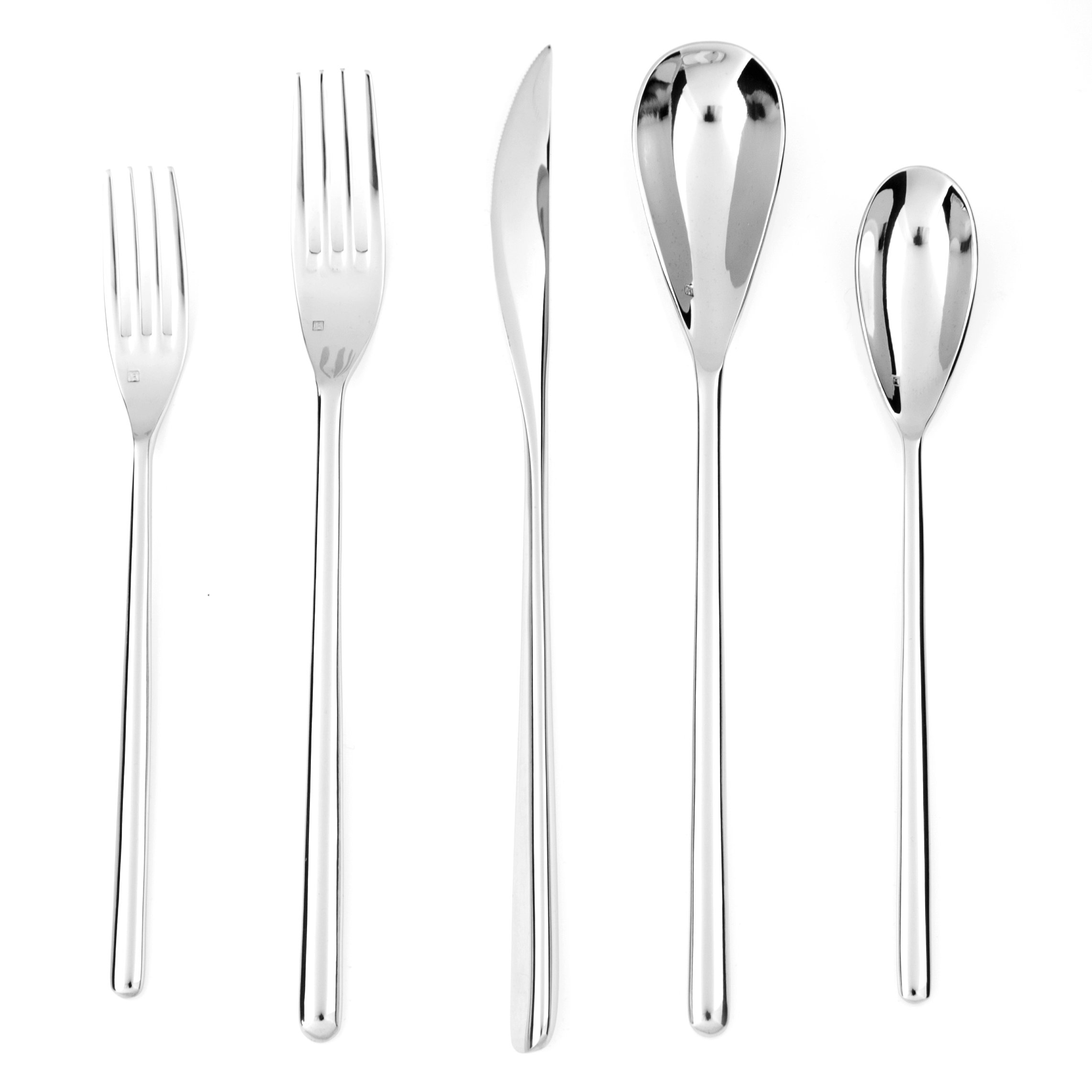 Fortessa Dragonfly 18/10 Stainless Steel Butter Knife Set of 12 - 7.1 Inch Elegant Flatware for Fine Dining, Restaurants & Home Entertaining