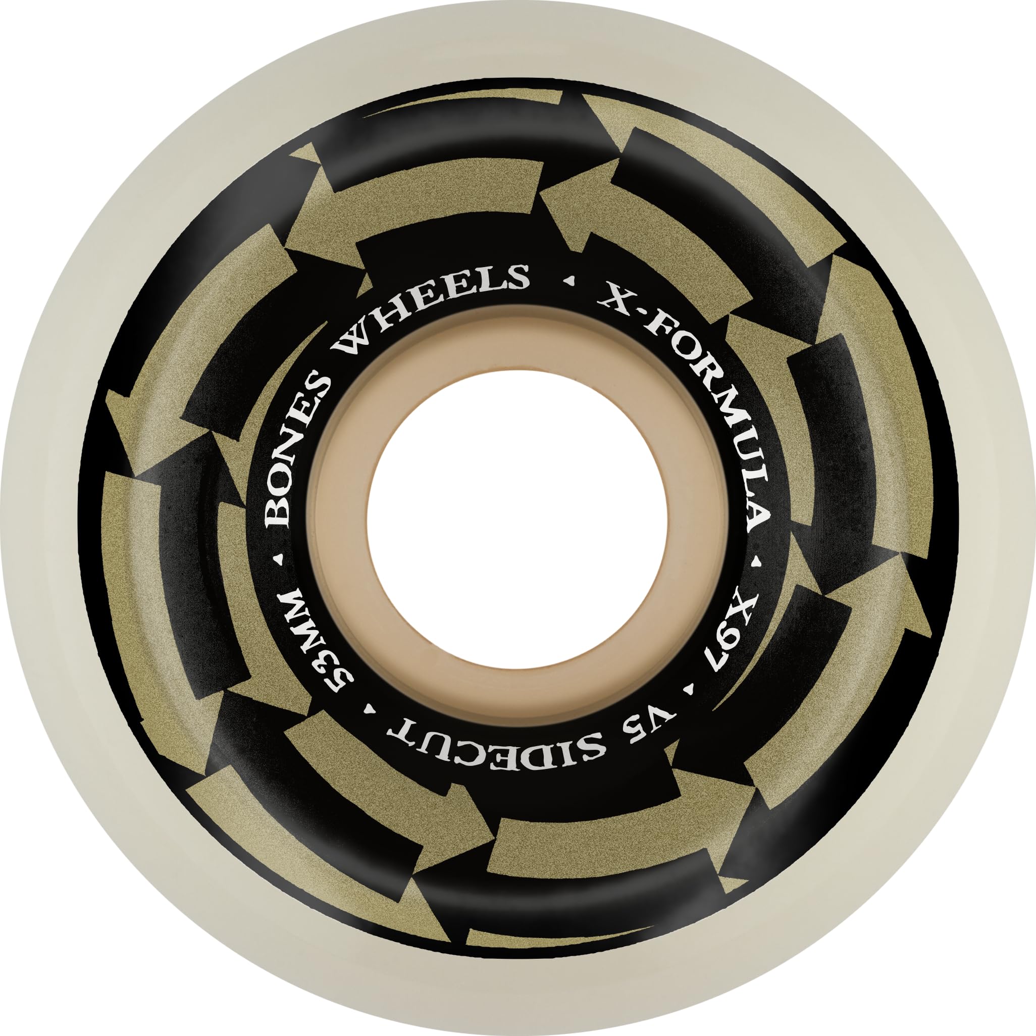 Bones X-Formula 97A Skateboard Wheels - High Performance 54mm Wheels for Street & Park Skating - Perfect for Tricks, Vert & Smooth Rides