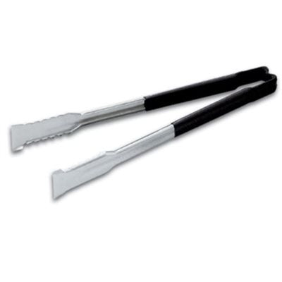 Vollrath VersaGrip 16-Inch Kitchen Tongs with Non-Slip Black Handle - Perfect for Grilling, Serving, and Cooking - Heavy Duty Stainless Steel Food Tongs for Restaurants & Home Use