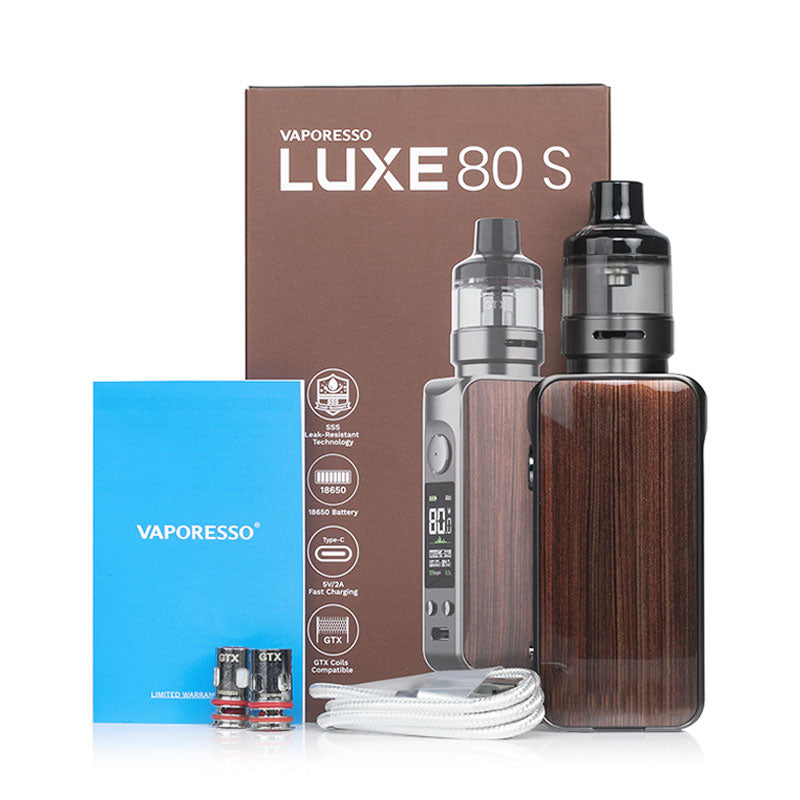 Vaporesso LUXE 80 S Pod Kit - 80W Vape Starter Kit with 3000mAh Battery & Adjustable Airflow | Perfect for On-The-Go Vaping & Cloud Chasing